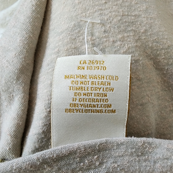 Obey Retro Hawk Ringer Tee Shirt - Picture 5 of 6